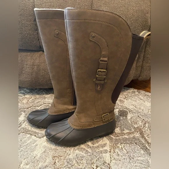 JBU Jambu Colorado Encore Duck Boots Women’s 7 Brown Winter Cozy Rubber