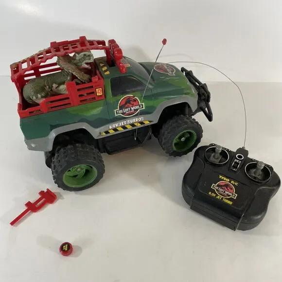 Vintage Jurassic Park Lost World TYCO R/C Jet Turbo Truck Parts Or Repair