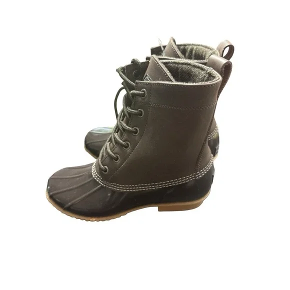 Women's G.H. BASS & CO. Bass Harlequin Leather Duck Boots Sz 6M‎ new
