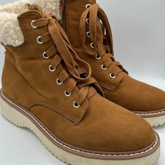 Madden Girl G-KRISTF nutmeg brown boots, size 9