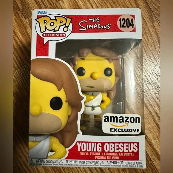 🆕 Funko Pop! The Simpsons Young Obeseus Amazon Exclusive #1204