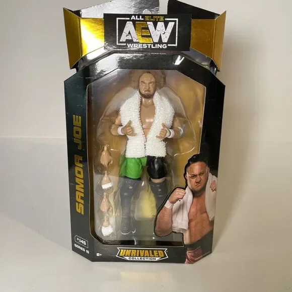 AEW Unrivaled Series 15 Samoa Joe #145 Wrestling Figure
