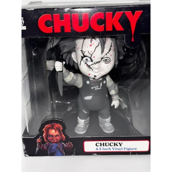 CultureFly Chucky 4.5 Inch Vinyl Figure Horror Collectible Child's Play Slashing