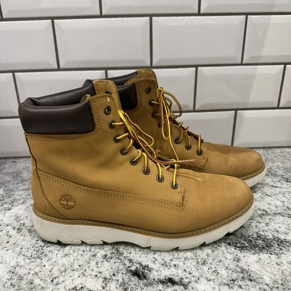 Timberland‎ Sensorflex Women's 7 Boots Wheat ReBOTL Leather Lace-Up Waterproof