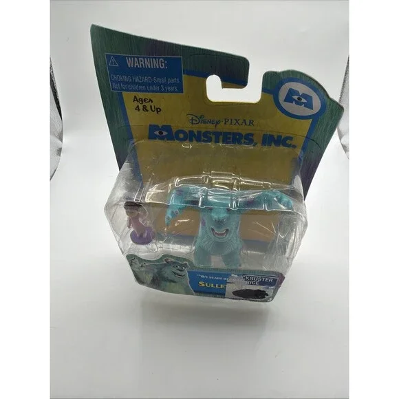 Monsters Inc 2001 Sulley & Boo Hasbro Figure Set Rate HTF NIP