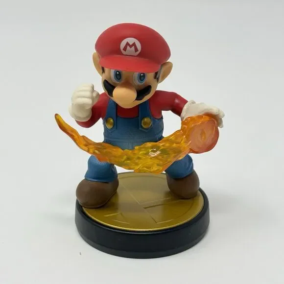 Nintendo Mario Fireball Amiibo Super Mario Bros Figure Switch 3DS Wii U