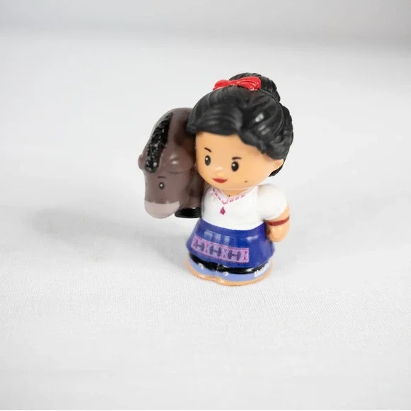Fisher-Price Little People Disney Encanto Luisa Madrigal Figure Blue Excellent