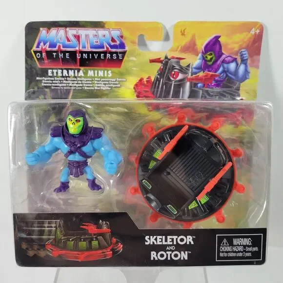 Masters Of The Universe Eternia Minis Skeletor And Roton Set Mattel NEW Sealed