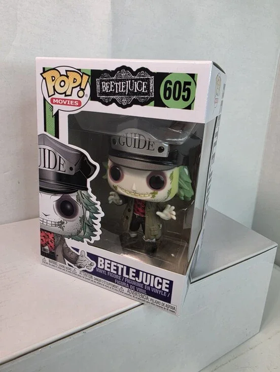Funko Pop! Movies: Vinyl Figure of Beetlejuice (Bundled with Pop Box Protector.