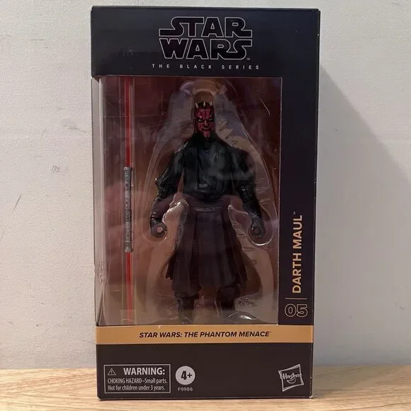 Star Wars Black Series Darth Maul 6” Figure Phantom Menace #05 New