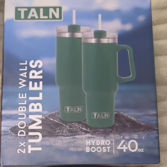 Green 40oz Hydro Boost Double Wall Tumbler Set