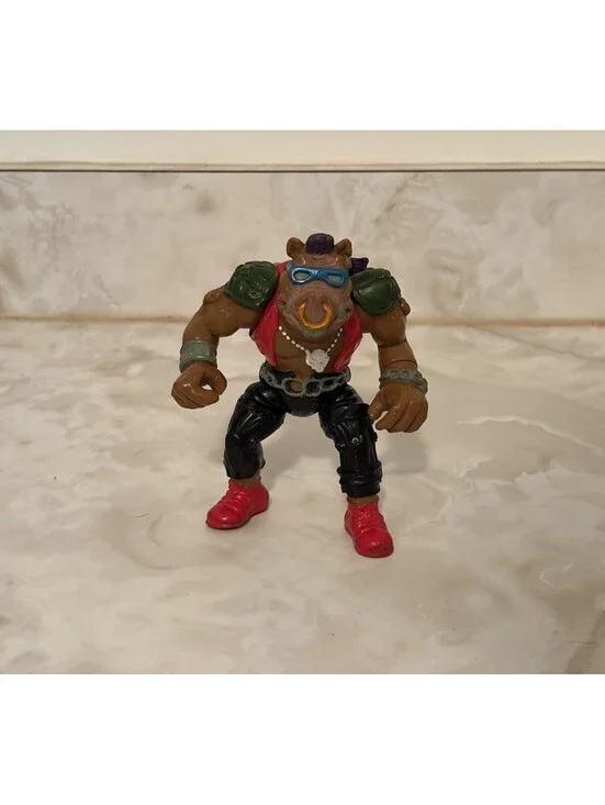 Vintage 1988 Teenage Mutant Ninja Turtles TMNT Bebop Action Figure Playmates Toy