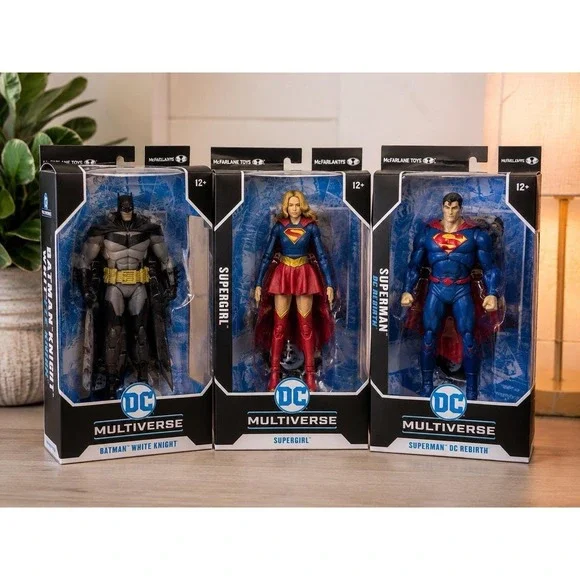 McFarlane DC Multiverse Lot Batman White Knight Superman Rebirth Supergirl