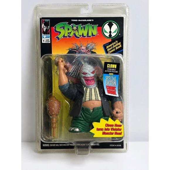 1994 McFarlane Spawn Clown Action Figure Sealed w/ Special Edition Comic