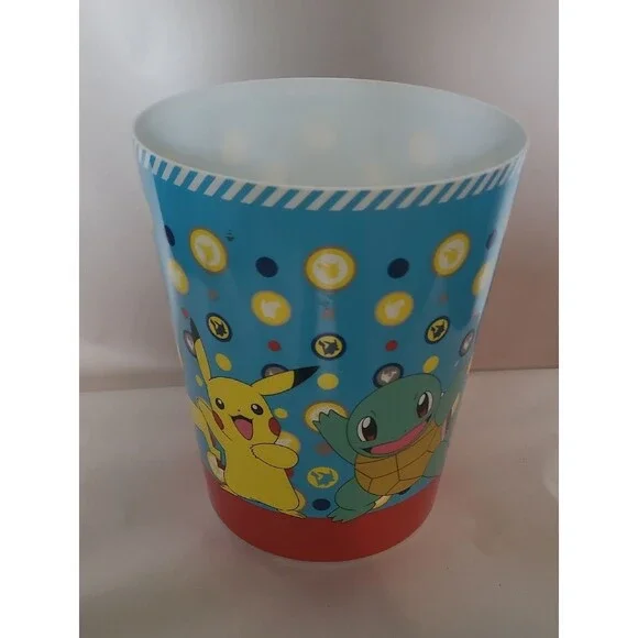 Pokemon Garbage Trash Pail Can Bin Pikachu Charmander Squirtle 2017 Nintendo