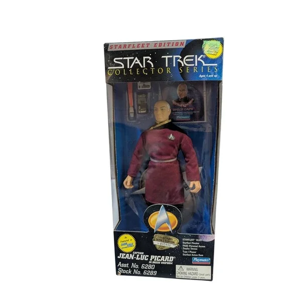 Playmates Star Trek Captain‎ Jean-Luc Picard Dress Uniform Figure 6289 1995