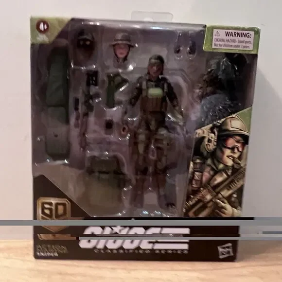 GI Joe Classified Series 60th Anniversary Action Marine Sniper Deluxe 6”