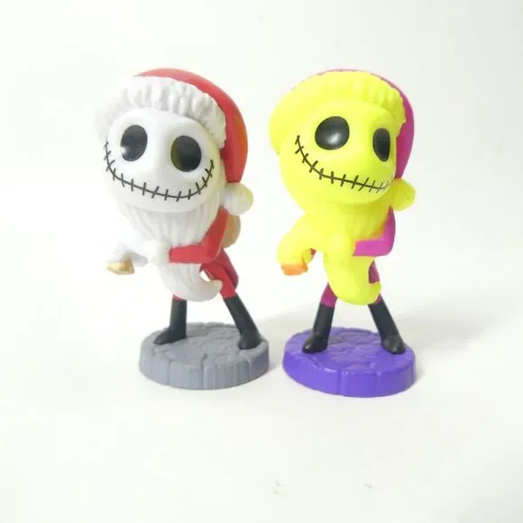 2 Nightmare Before Christmas Jack Skellington Figures 2
