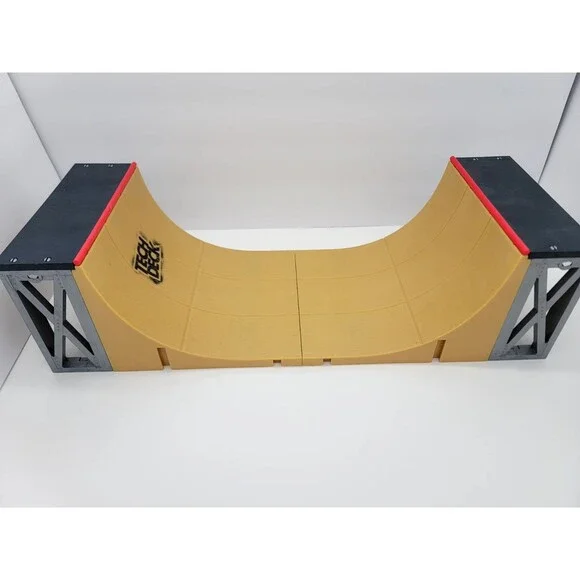 Vintage Tech Deck Ultimate Half-Pipe Ramp Pipe Set of 2 Ramps With 1 Connector