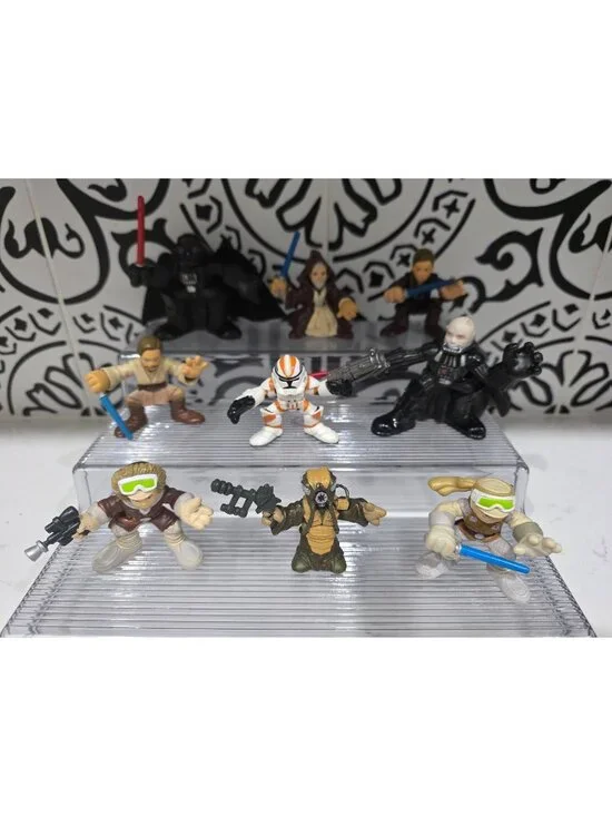 Playskool Star Wars Galactic Heroes Clone Wars 2 inch figures lot
