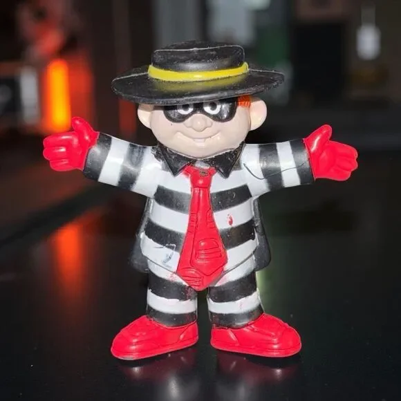 1995 Vintage McDonalds Happy Meal Hamburgler Toy A33