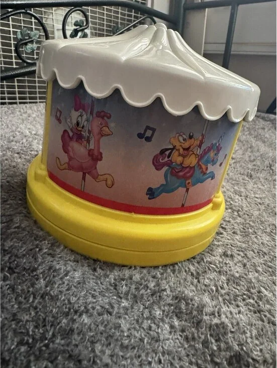 Vintage 1988 Disney Dreamtime Carousel Untested