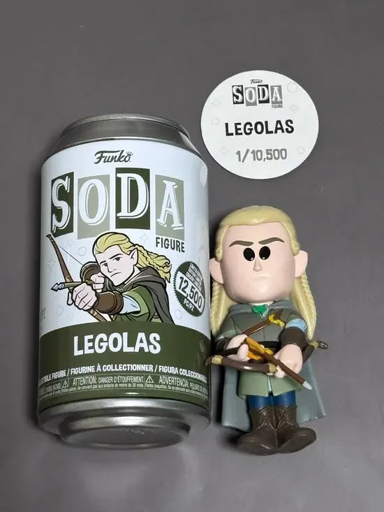 Funko Soda Legolas Vinyl Figure The Lord of the Rings 1/10500 Collectible