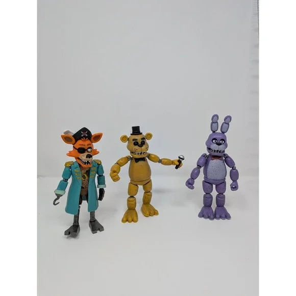 Funko Five Nights at Freddy's FNAF Captain Foxy, Bonnie, Golden Freddy 5