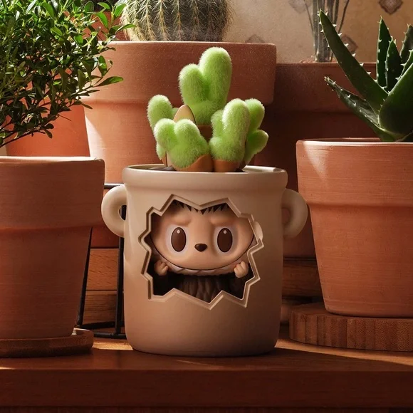 FLOWERPOT- Pop Mart Labubu ALMOST HIDDEN Series Figure, Confirmed From Blind Box