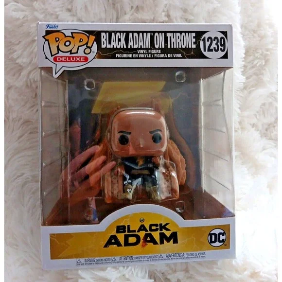 Funko Pop‎ Movies Black Adam #1232 Glow GITD Chase Vinyl Figure With Protector