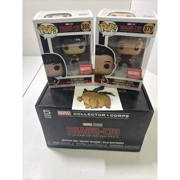 Funko POP! Marvel Collector Corps Shang-Chi Disney+ Mystery Box 3/5pcs See Pics