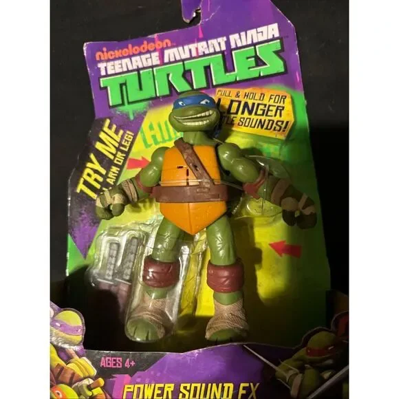 New in box 2012 TMNT power sound fx Leonardo doll