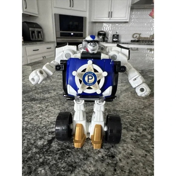 Transformers Policeman Pete‎ 1-2-3-SUV Blue White Tonka 2001 #D