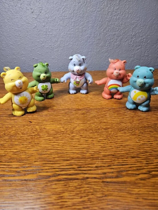 Care Bears PVC Figures Vintage 80s