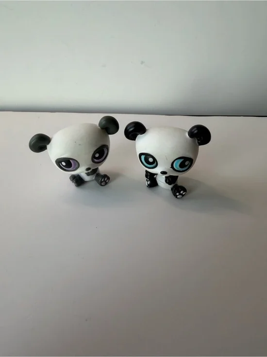Littlest Pet Shop LPS Twin Pandas Set #89 #90