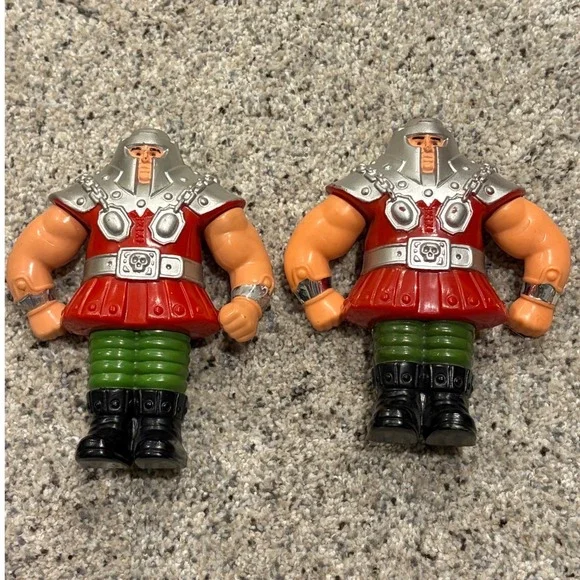Vintage 1982 Mattel MOTU Ram Man Action Figure Lot of 2 He-Man Masters Universe