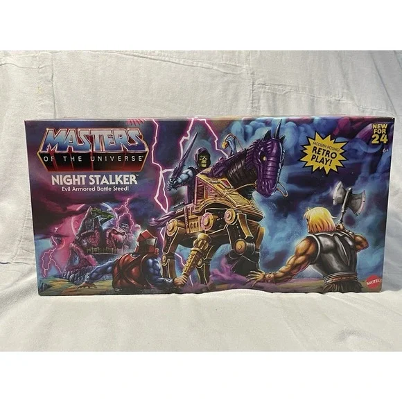 NEW Mattel - Masters of the‎ Universe - Night Stalker Evil Armored Battle Steed!