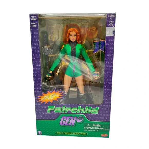 Fairchild Gen13 Caitlin Fairchild Fully Poseable‎ Action Figure 1999