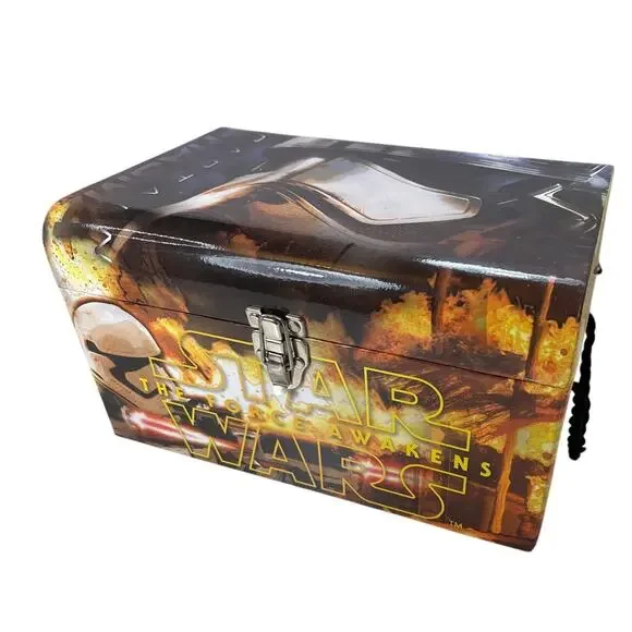 Disney Star Wars Captain Phasma Storage‎ Chest TOY BOX Trunk Rope Handles EUC