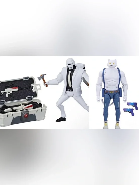 2 (Unboxed) 6IN. FORTNITE VICTORY ROYALE SERIES FIGURES— BRUTUS & MEOWSCLES