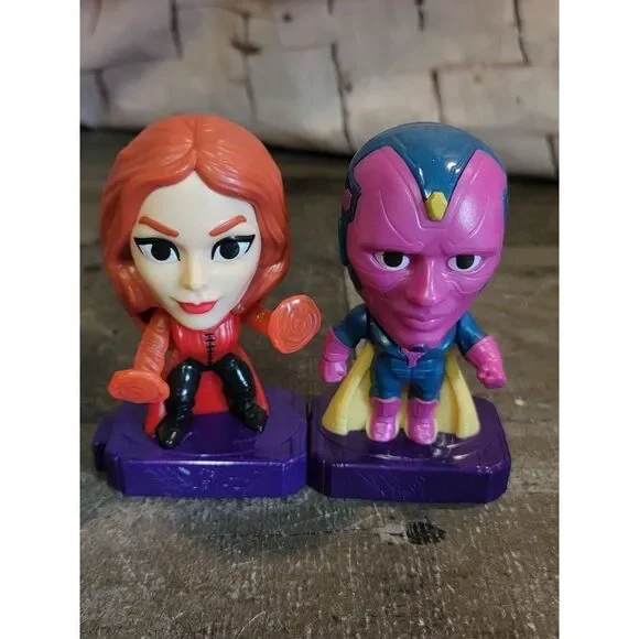 McDonald's Marvel 2020 wanda vision toy figure‎ set