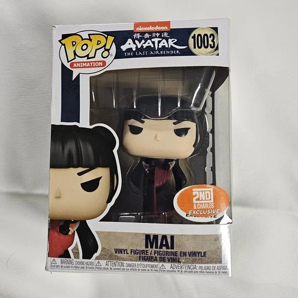 Funko Pop Mai 1003 Avatar Last Airbender 2nd‎ & Charles Exclusive Box Damage