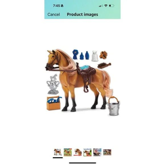Blue Ribbon Champions Deluxe Quarter Horse, 14 Acc, Sounds Moveable Head NEW Toy