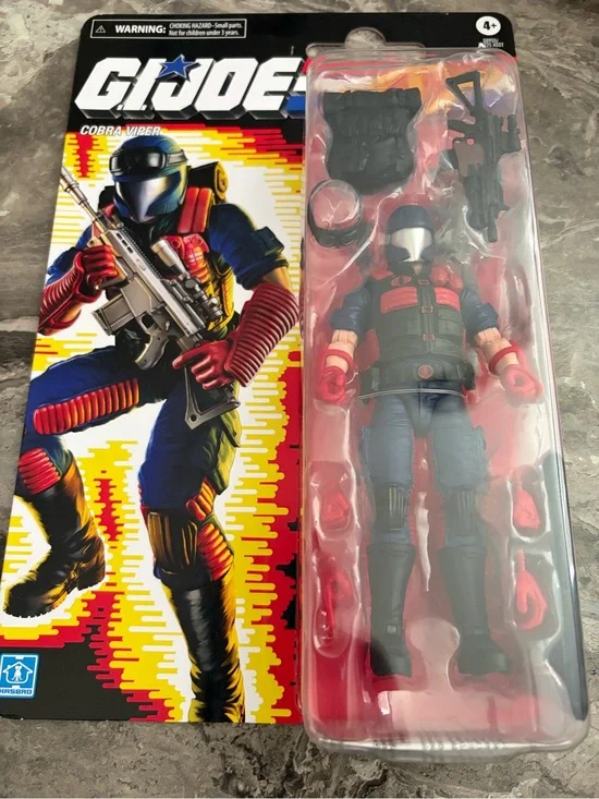 G.I. Joe Cobra Viper Action Figure - Navy,‎ Red, Black