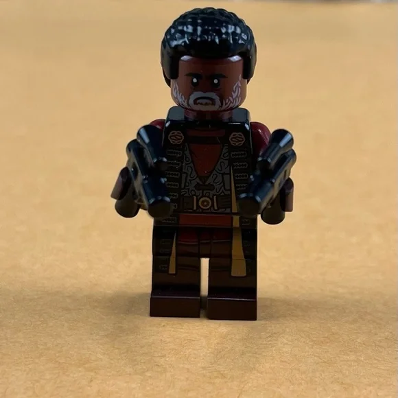 LEGO Star Wars The Mandalorian Greef Karga Minifigure w/ 2 Blaster Guns 2