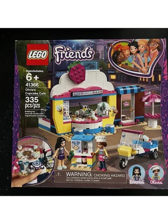 LEGOFriends Heartlake City 41366 Olivia’s Cupcake Cafe RARE/RETIRED