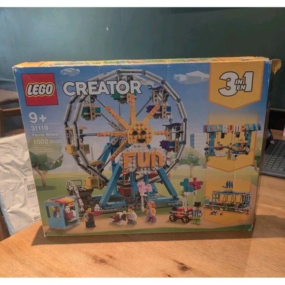 LEGO CREATOR: Ferris Wheel (31119) New Open Box Missing Small Bag #1