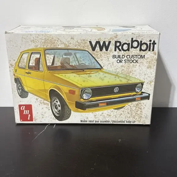 AMT Volkswagen Rabbit Mk I VW Kit # 2001 Stock or Custom Unbuilt in Box Mk1