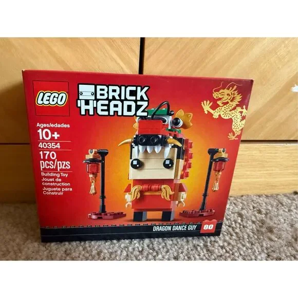 [NEW] Lego BrickHeadz Dragon Dance Guy (40354) - Lego 40354 NEW