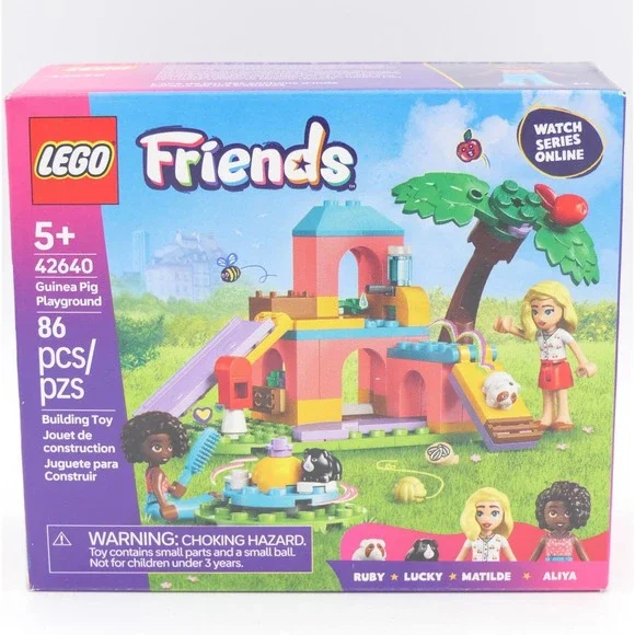LEGO Friends Guinea Pig Playground 42640 86 Pcs Building Toy Set Ages 5+ Sealed